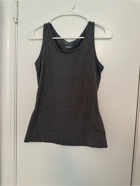 tek gear Charcoal Gray Scoop Neck Workout Top
